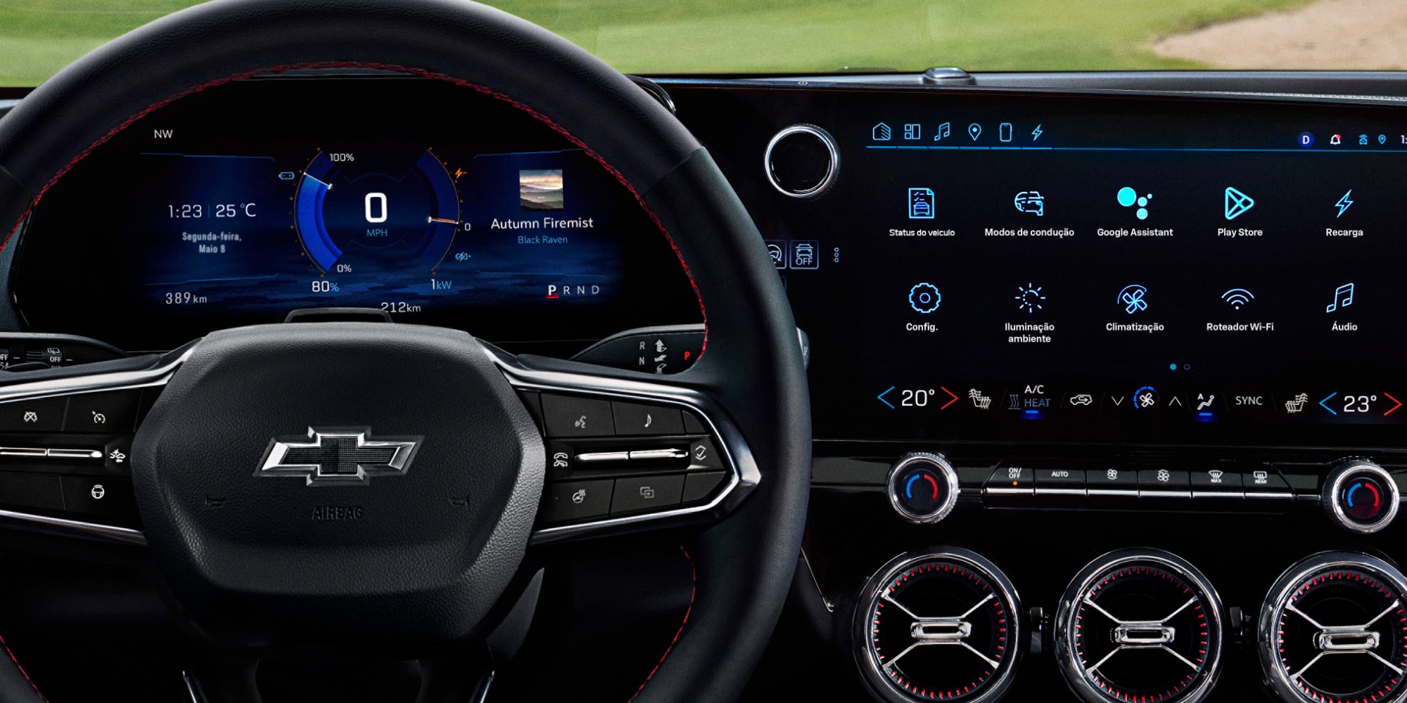 chevrolet chile blazer rs ev tablero