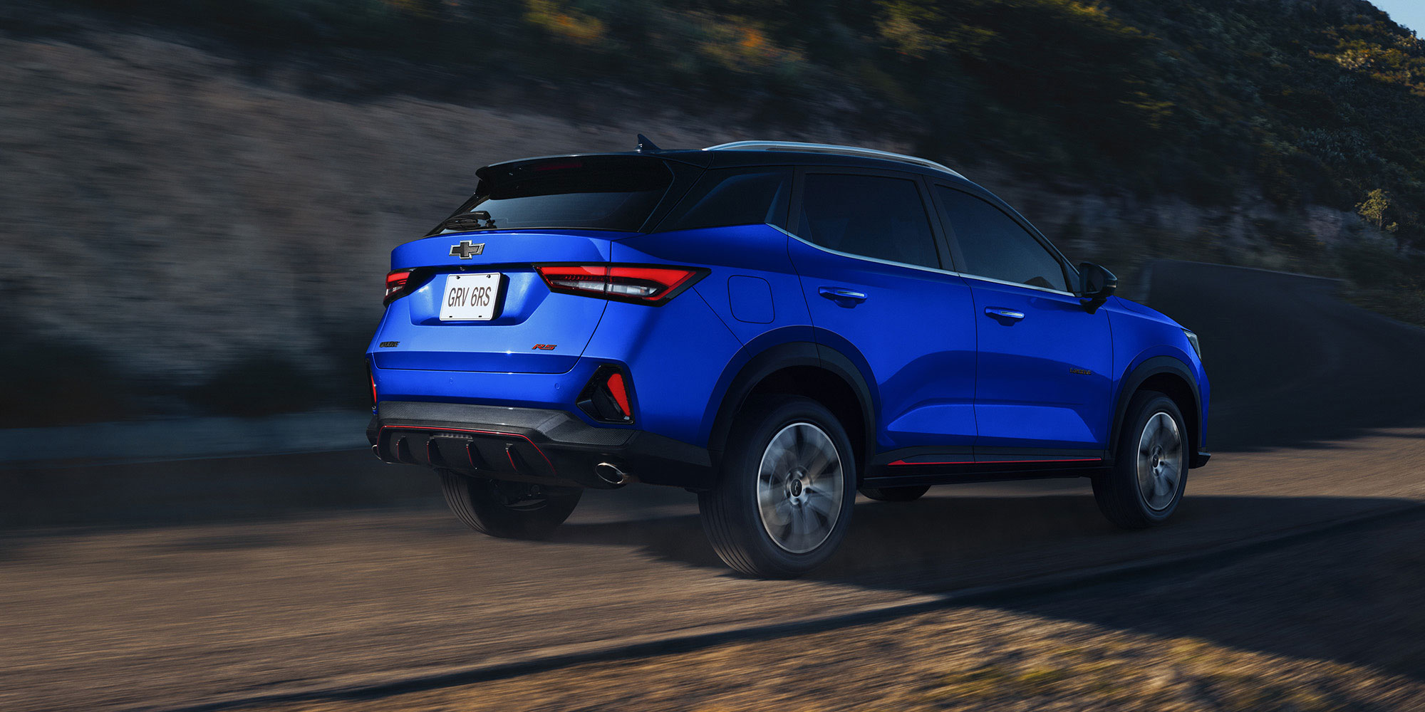 vista lateral trasera chevrolet Groove