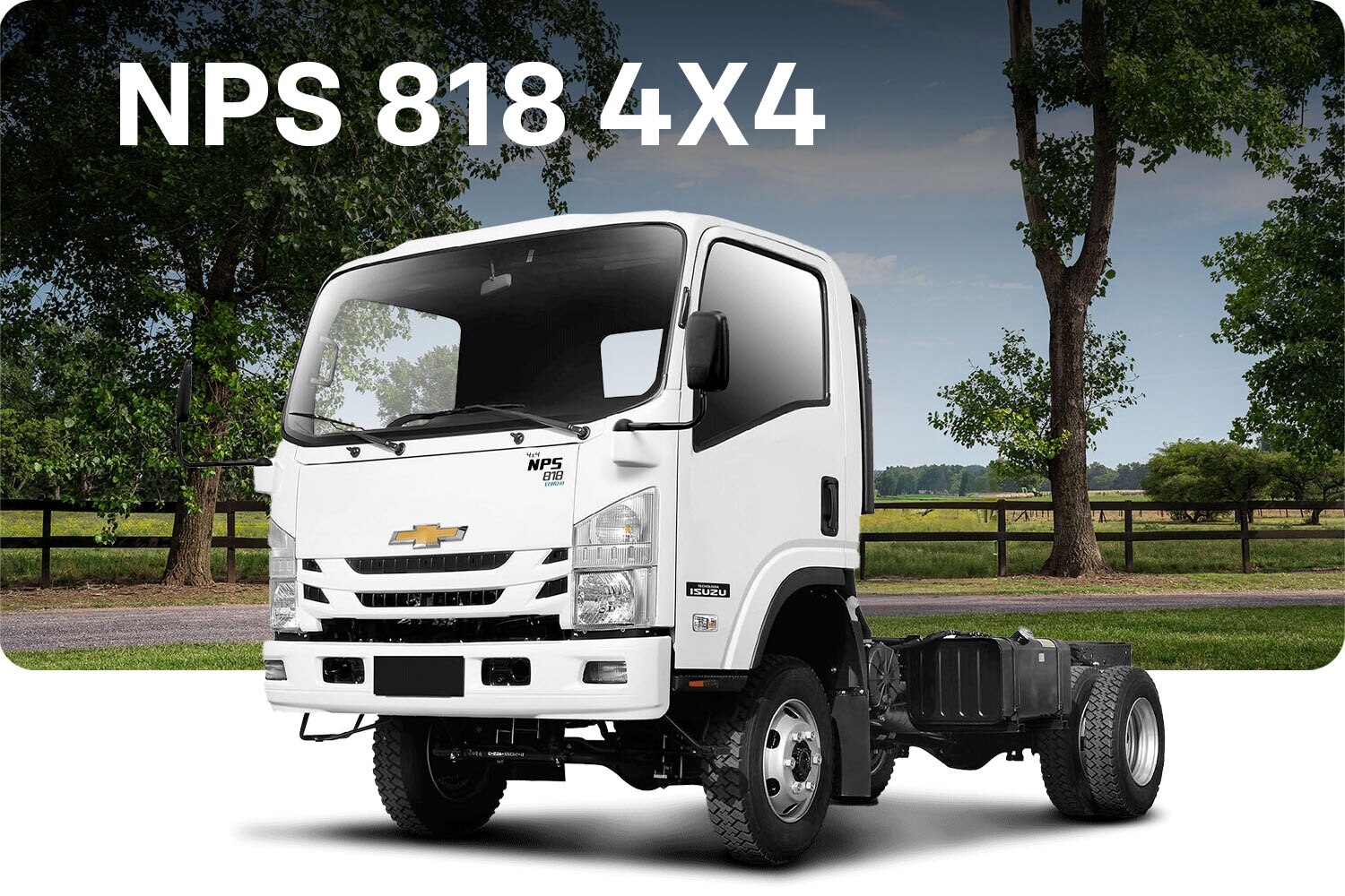 Chevrolet NPS 4X4, tracción para trabajos duros